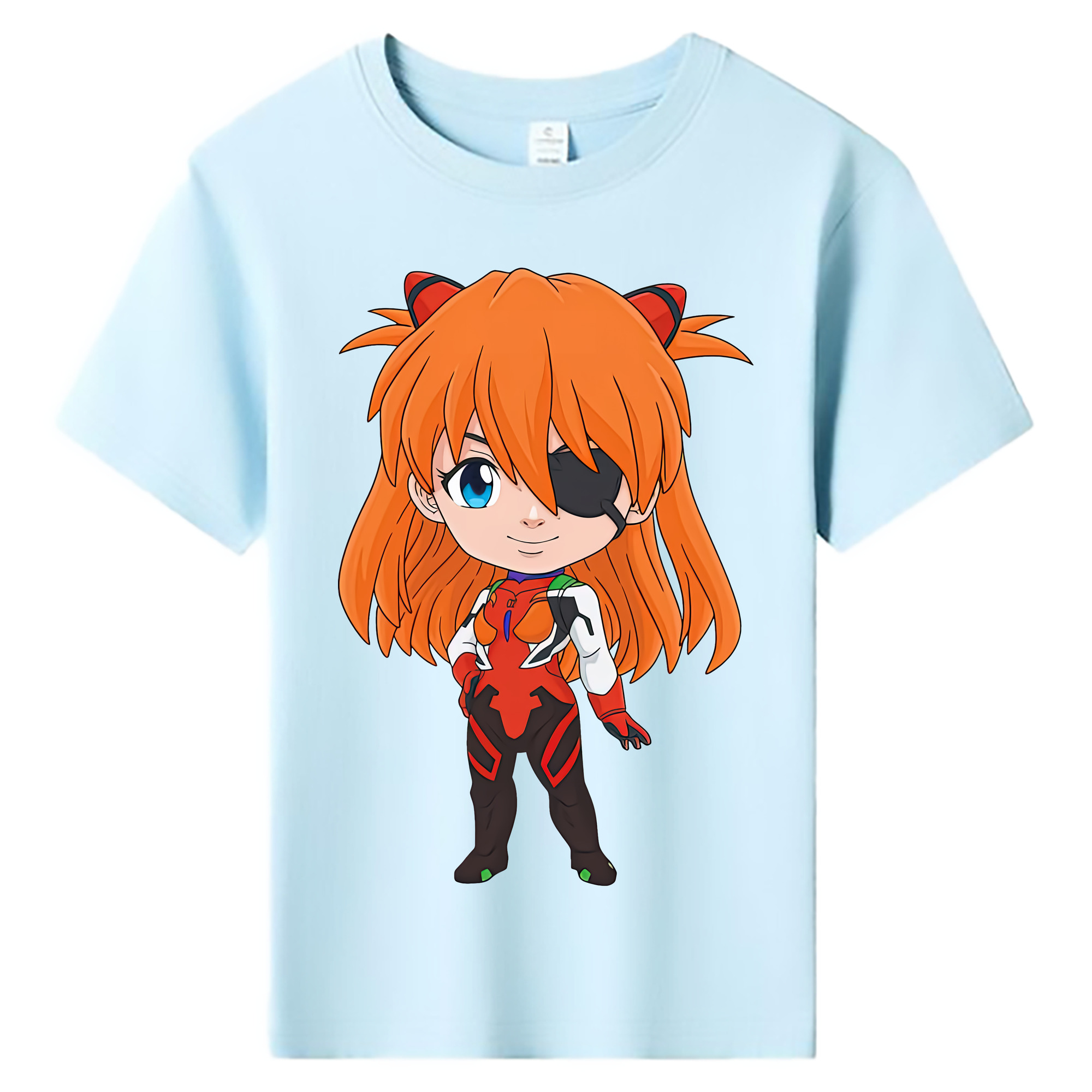 （画像用） EVA 新世紀エヴァンゲリオン 綿100％キッズTシャツ（フロントプリント）